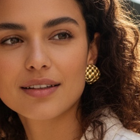 Givenchy Jewelry - Givenchy Elegant Gold Textured Earrings